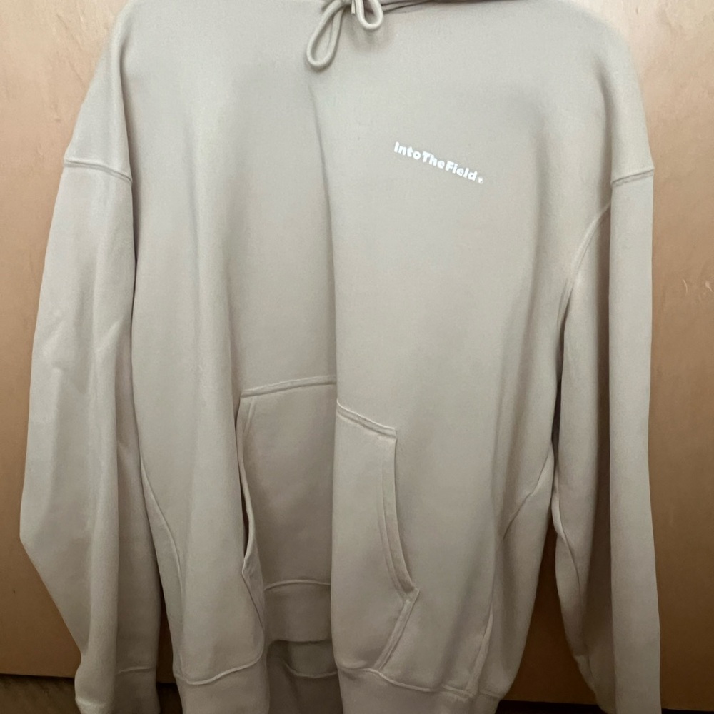 H&M Beige Relaxed Fit Hoodie